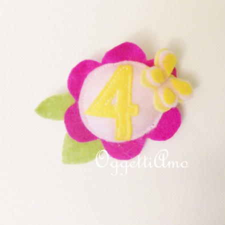 Spilla per la festeggiata